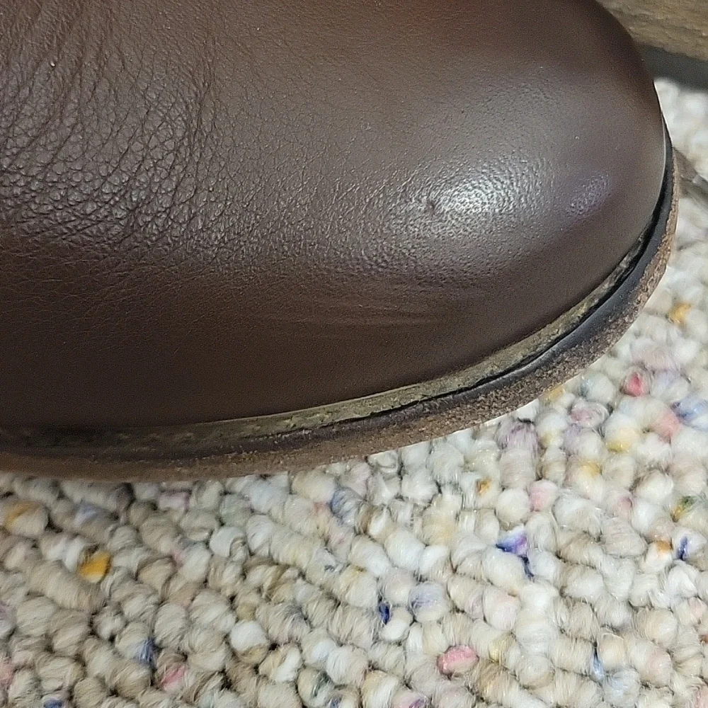Frye Tyler Brown Leather Booties, Women's Sz 6.5